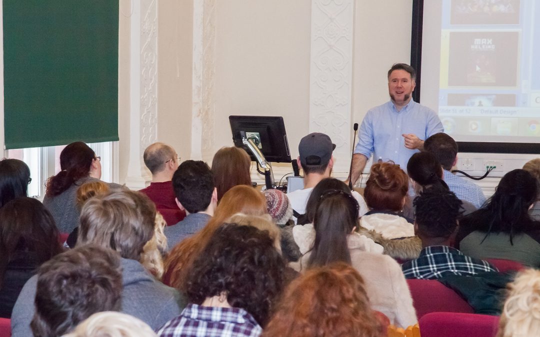 BOB THE BUILDER ARTIST INSPIRES YOUNG STUDENTS WITH VISIT TO FORMER COLLEGE