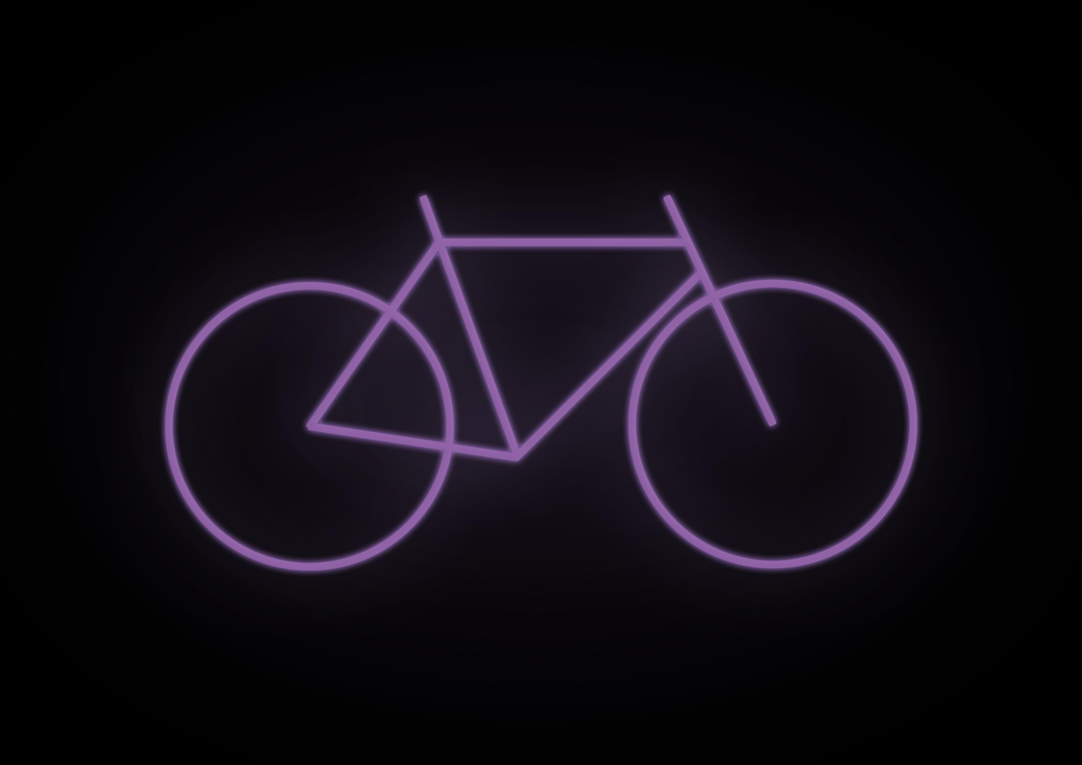Robyn Wright - neon bike 1