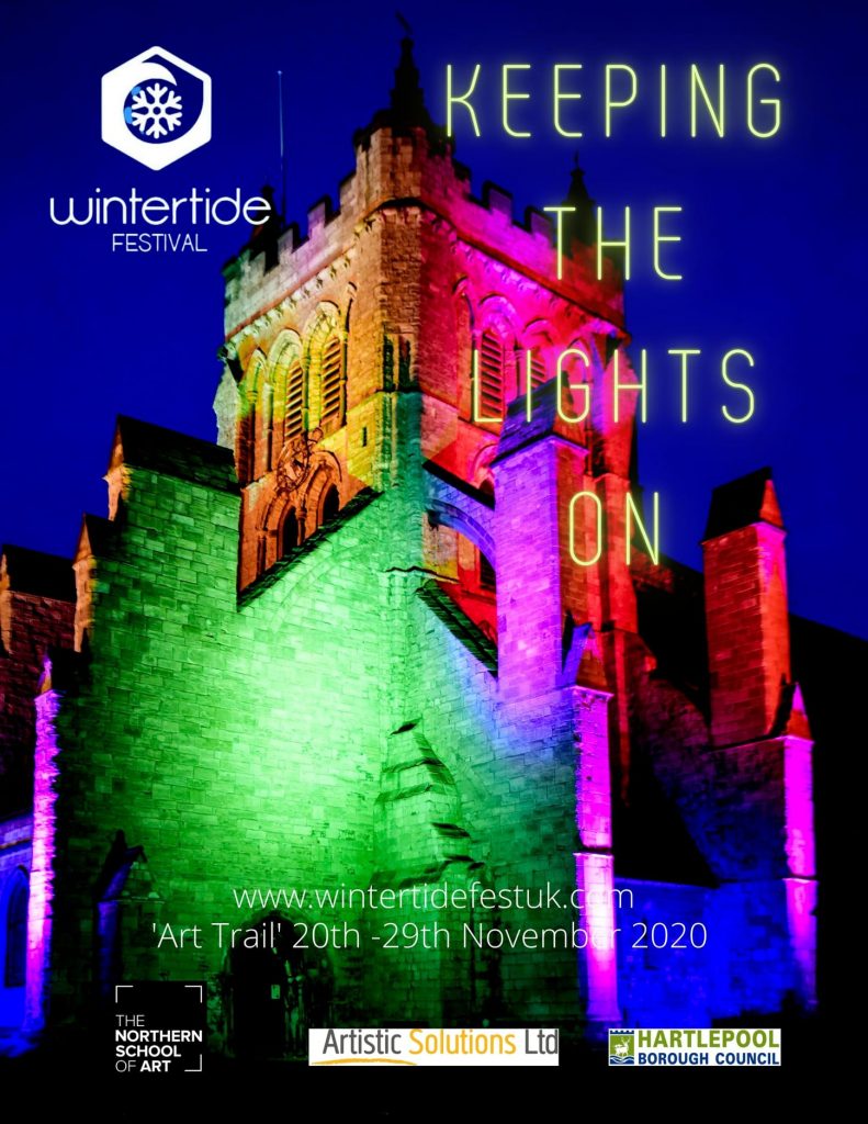 Poster advertising the 2020 Wintertide Festival