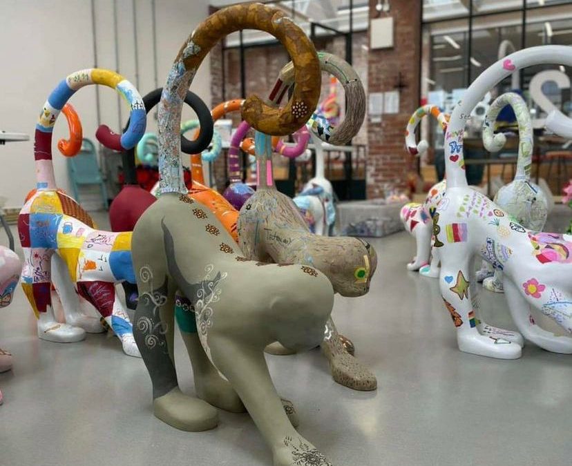 Festival of Illustration monkey sculptures being auctioned for charity