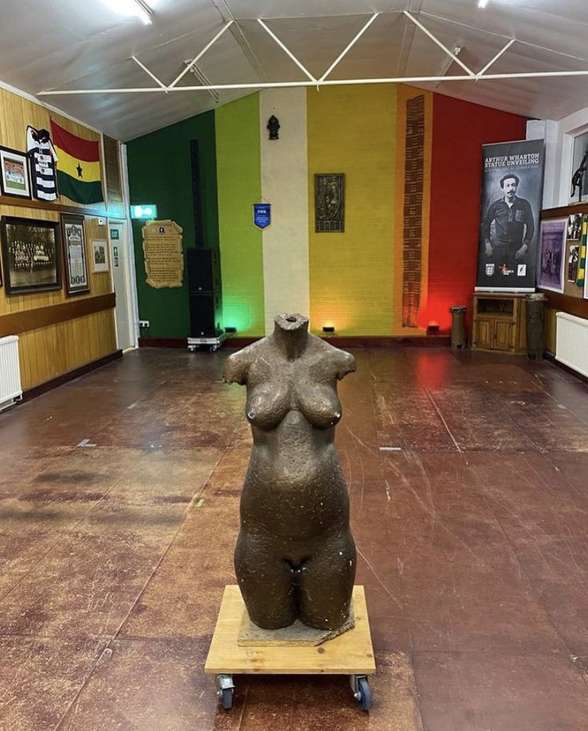 statue, sculpture, andrew wharton foundation, tees valley arts, art, contemporary art, lecturer, eddie hawking, north east statues, nhs trust, north tees hospital, art history, middlesbrough, art school, bronze, maternity, art