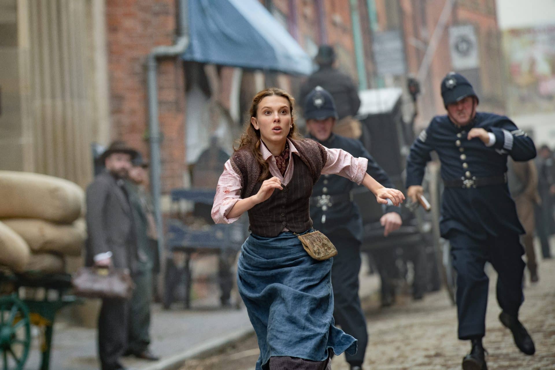 costume, daily, film and tv, scene, set, work experience, creative skills, embroidery, creative careers, BBC, ITV, costume assistant, designer, enola holmes 2, millie bobby brown, henry caville, film still, trailer