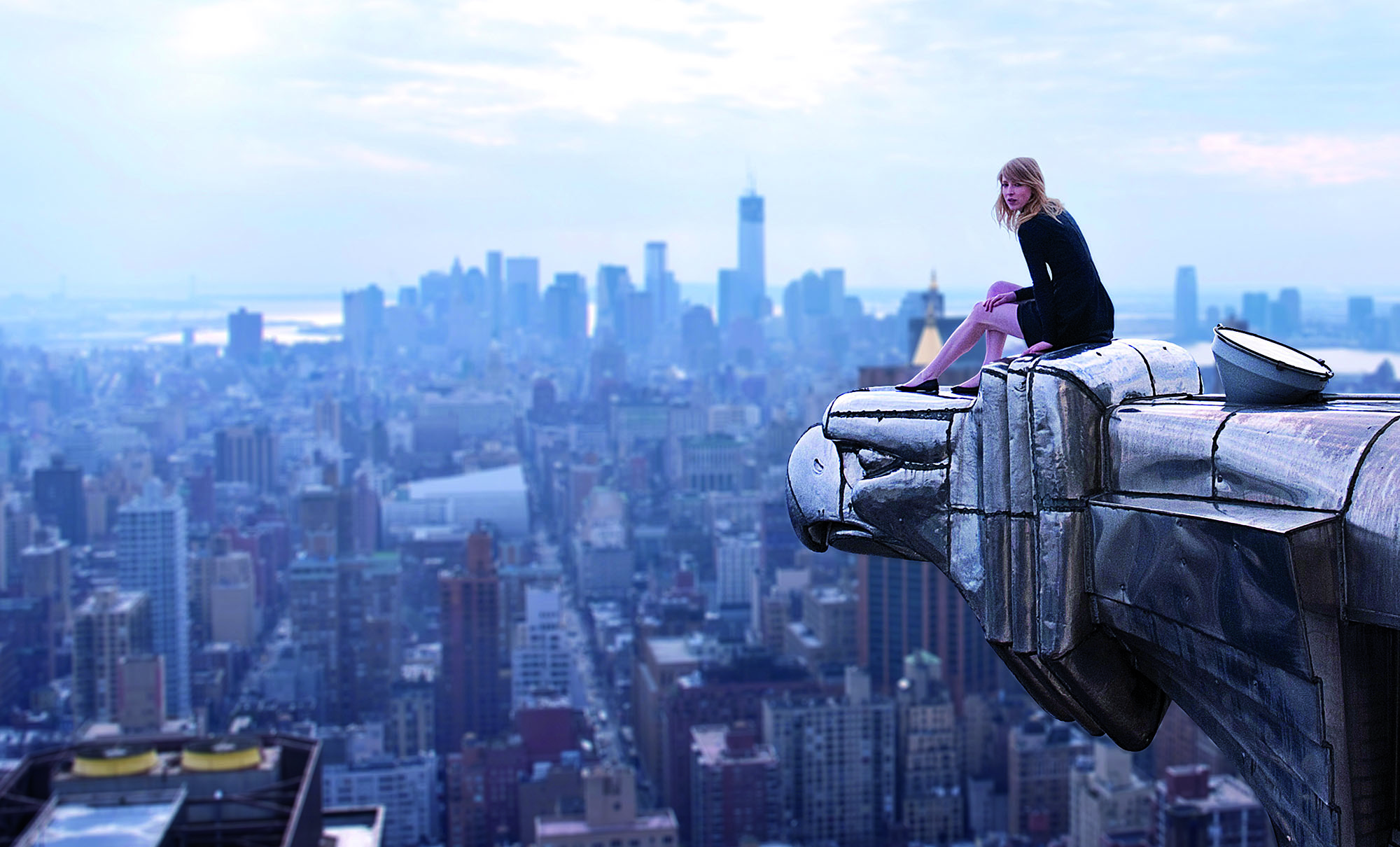 portrait, landscape, new york, sky line, city