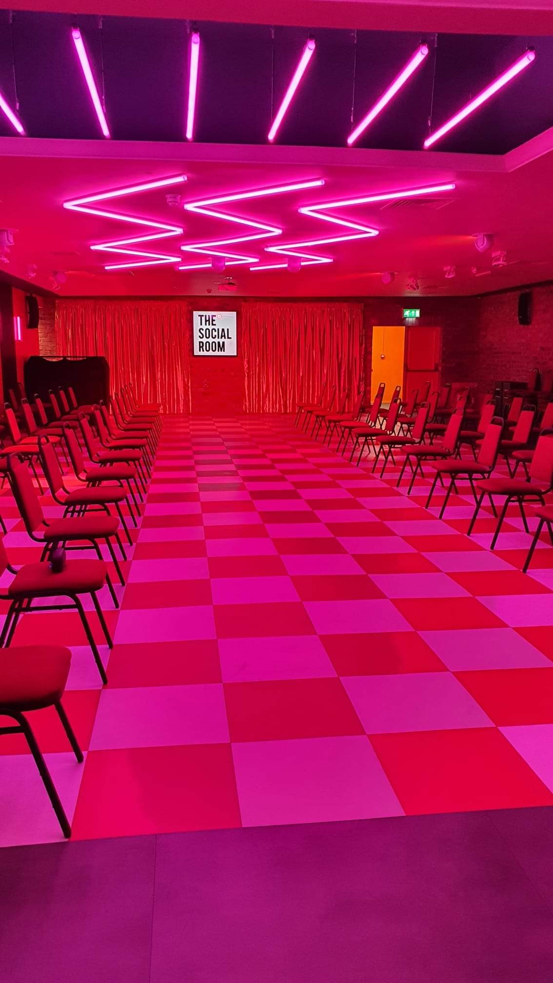 Pink Runway created at the Social Room Stockton