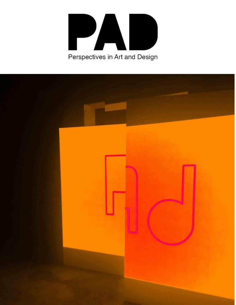 PAD, Perspectives in art and design cover