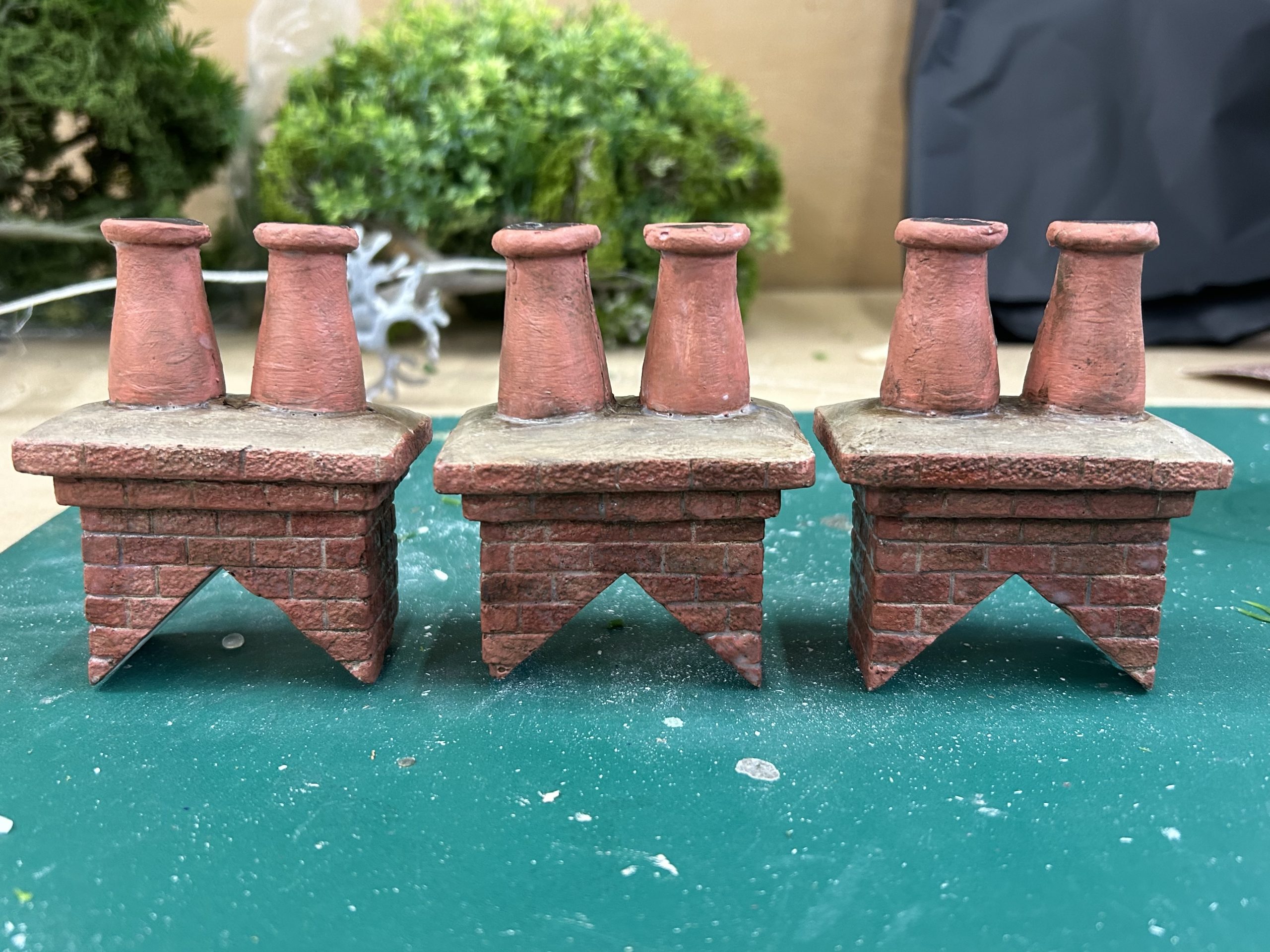 Aardman Models of Rooftops 