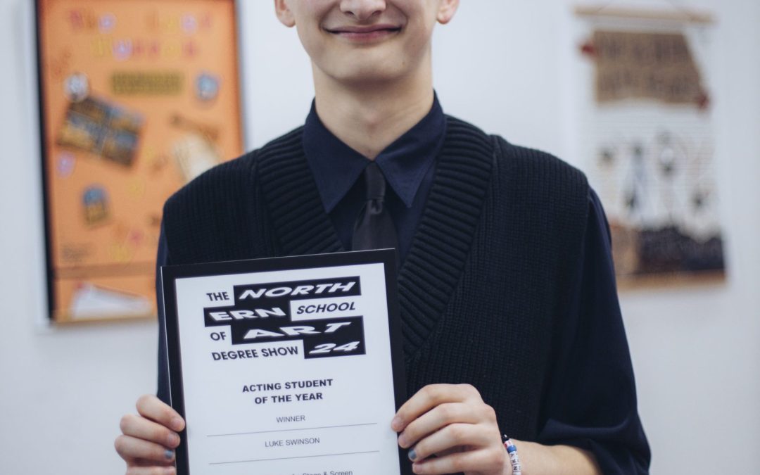 Acting Student of the Year 2024 Award Winner Luke Swainson!