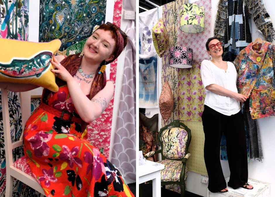 Textiles graduates Jaime Curá and Laura Wigham invited to join innovative Green Grads scheme