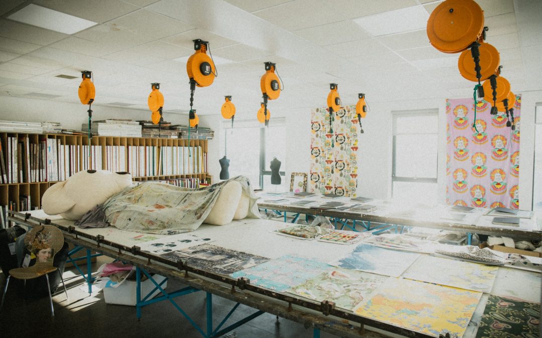 Student Spotlight: Textiles degree student Maggie Gregg raises awareness for Alzheimer’s disease with a 10 ft memory bear tribute