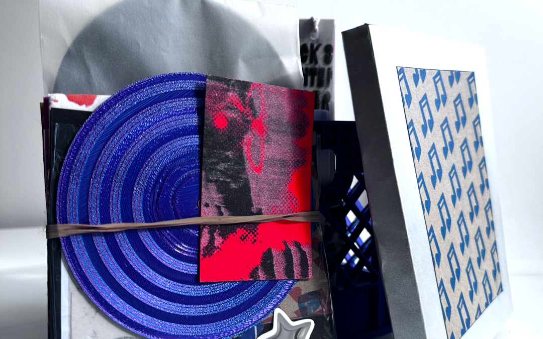 BA (Hons) Graphic Design student Solace Omondi features in Secret 7″ Exhibition & Auction!