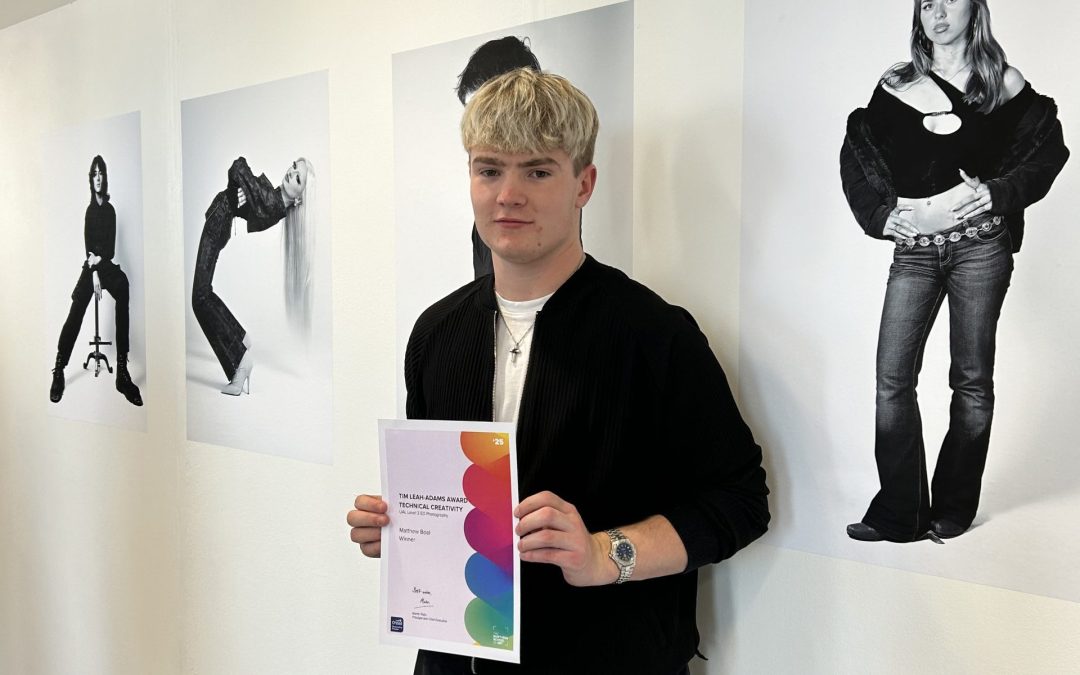 UAL Extended Diploma in Photography student Matthew Boal receives Tim Leah-Adams Award 2025!