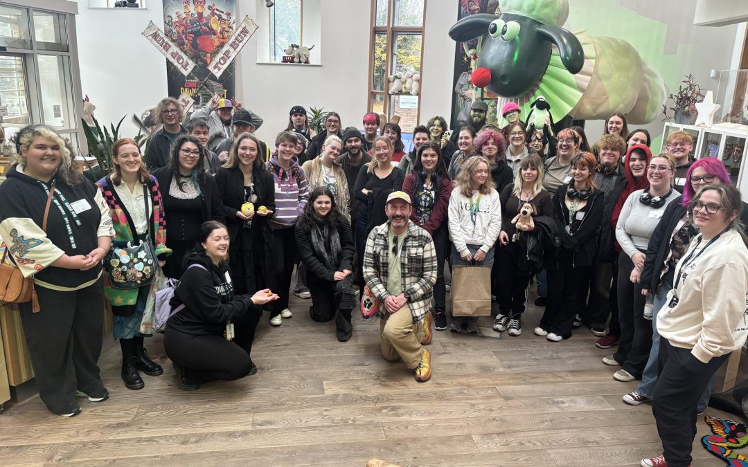 Animation & Illustration students make their annual visit to Aardman studios in Bristol!