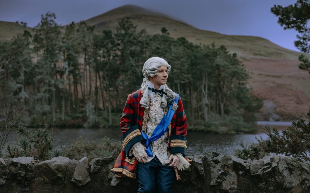 Costume student Esther Pape’s Bonnie Prince Charlie costume set to tour Scotland’s historic castles and museums!
