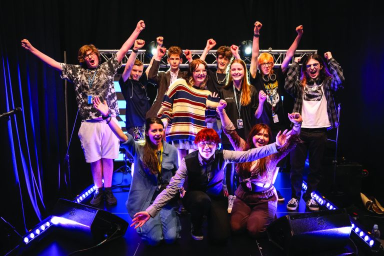 ED Film and TV course students created a live Eurovision-style event on campus