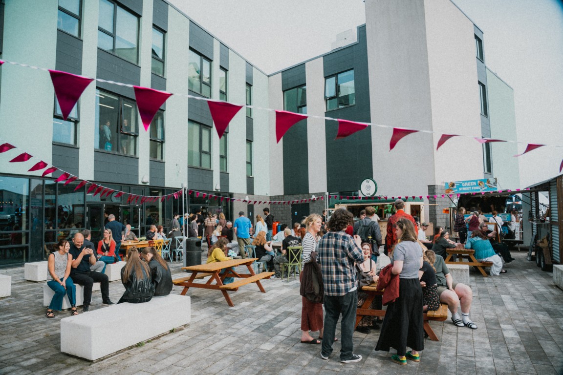 Visitors at the opening night of The Northern School of Art’s 2026 Degree Show in Hartlepool (4)
