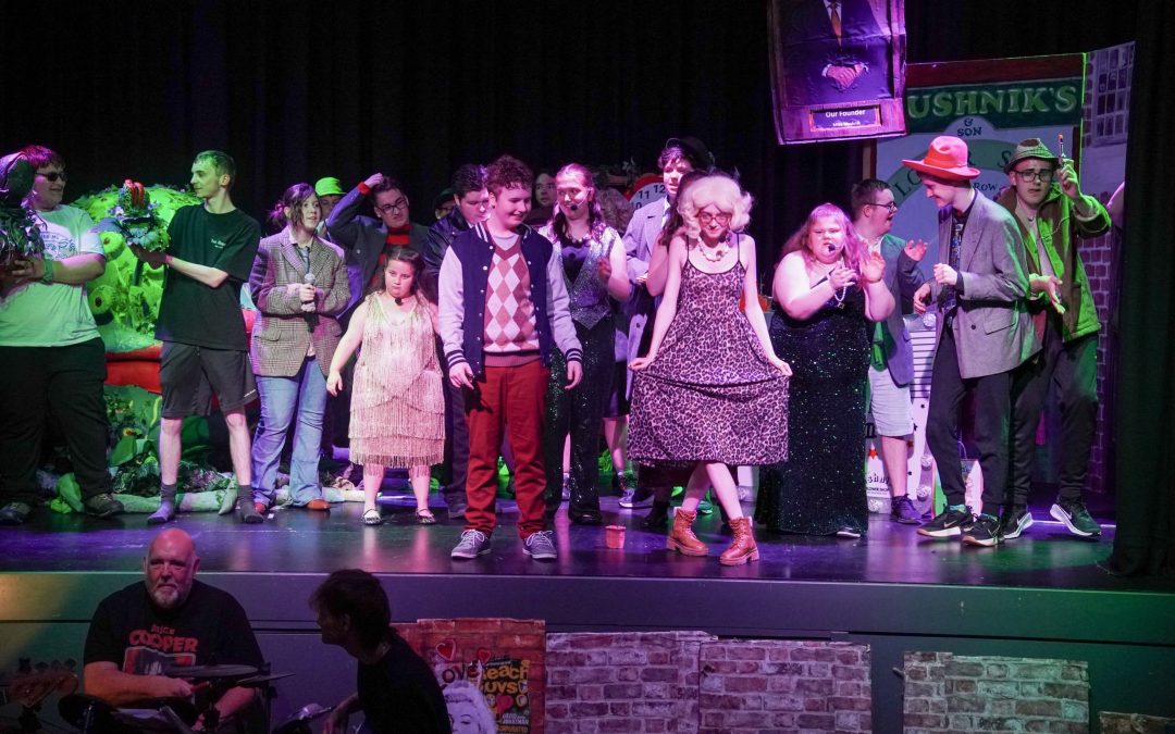 Stage & Screen students support Cacote Academy’s Little Shop of Horrors production at our Hartlepool Campus!