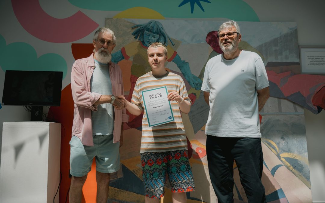 Foundation Diploma student Theo Sunter receives Joe Cole Award for ambitious 248-painting animation project celebrating community
