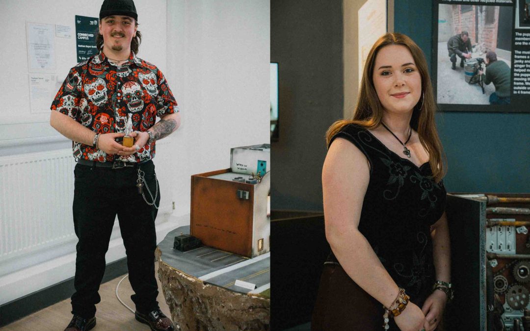 Norman Austick Outstanding Commitment Silver Award Winners Nathan Scott and Jemima Worrall
